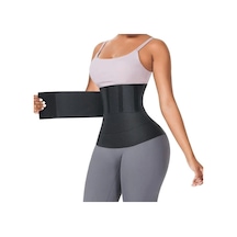 Multiflexpro Sıkılaştırıcı Bele Dolamalı Kum Saati Görüntüsü Siyah