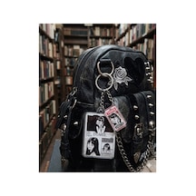 Owl Bag Tomie Kawakami Desenli Charmlı Acrylic Anahtarlık Çanta Süsü Mıx