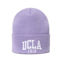 Ucla Lanıta Lila Bere Nakışlı - Unisex Bere Lila