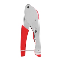 Pres Sıkma Pensesi F Tipi Sıkıştırma Sıkma Pensesi Koaksiyel Kablo Alet Çelik Kaymaz Saplı