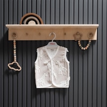 Tiffany Baby Puffy Graffe Theme Yelek 37005 Ekru