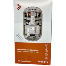 Mt8119 Kablosuz Mouse Şarjlı Aynı Anda 2 Cihaz Bağlama