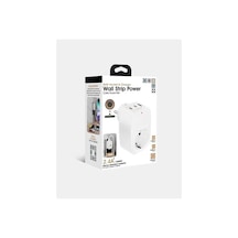 Tekli Yüksek Voltaj Korumalı Duvar Prizi 2x Type-c 1x Usb Çıkışlı Priz Grup Priz Çoğaltıcı Beyaz Lisinya Diğer