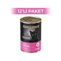 Challenge Tavuklu Yavru Kedi Konservesi 12 x 400 G