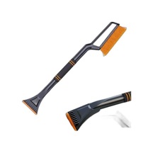 Tr St-3911 Uzatılabilir Araç Camı İçin Kar Fırçası Ve Buz Kazıyıcı, Sıyah Diğer