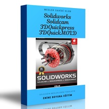 Solidworks & Solidcam & 3dquickpress & 3dquicmold Eğitim Seti
