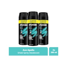 Axe Erkek Apollo Sprey Deodorant 3 x 200 ML
