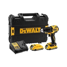 Dewalt DCD709D2T-QW 18V 1.5 Ah Çift Akülü Kompakt Kömürsüz Darbeli Matkap