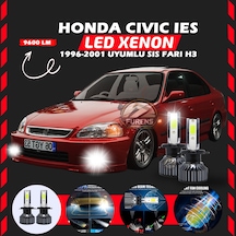 Honda Civic İes 1996-2001 Sis Farı Uyumlu Şimşek Etkili Led Xenon Pro Series H3