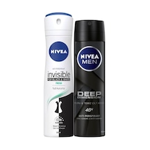 Black&white Pure Bayan Deosprey 150 Ml+deep Dimension Erkek Deosprey 150 Ml 2'li Paket