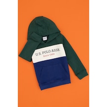 U.s. Polo Assn. Erkek Çocuk Koyu Yeşil Sweatshirt 50313969-vr079 Koyu Yesıl