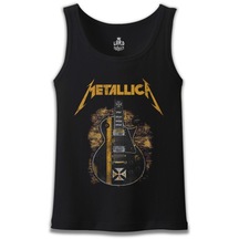Metallica - Guitar In Sand Siyah Erkek Atlet