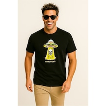 Jack & Jones Joranatomy Skull Tee Ss Crew Neck Sn Erkek T-shirt 12272966 Black Black