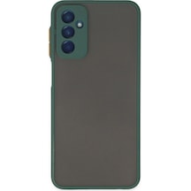 Samsung Galaxy Uyumlu - M13 Kılıf Montreal Silikon Kapak - Yeşil Çok Renkli