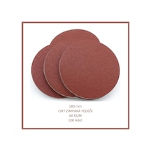 180 Mm Cırt Zımpara Yedeği, 60 Kum 100 Adet