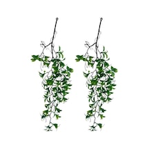 Yapay Çiçek Sarkan Doğal Dallı Fejka 70cm Yapay Sarmaşık Yeşil