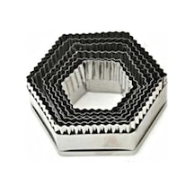 Volovan Metal Set 6 Parça - Altıgen Tırtıklı
