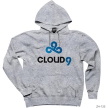 Csgo Cloud9 Team Gri Kapşonlu Sweatshirt Hoodie