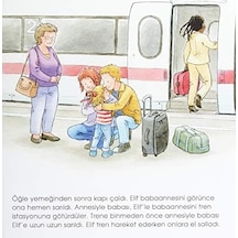 Elif Babaannesiyle Dedesini Ziyaret Ediyor İlk Okuma Kitabım