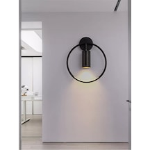 Modavize Spoti Modern Salon - Mutfak - Cafe Tasarım Siyah Renk Spot Led Aplik Siyah Çok Renkli