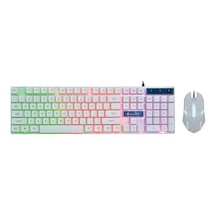 Shipadoo D280 RGB Kablolu Mekanik Klavye Mouse Set