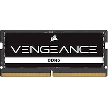 Corsaır Vengeance Sodımm Ddr5 Ram 16gb 1x16gb 5600mhz Cl48-48-48-90 1.10v Intel Xmp 3.0 Dizüstü Bilgisayar Belleği - Siyah Cmsx16gx5m1a5600c48