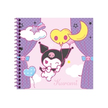 Kuromi 16 15 50 Yp. Çiz. Spiralli Sert Kapak Defter - No:4 Çok Renkli