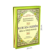 Arapça - Türkçe Okunuş Ve Mealli Kuranı Kerim Rahle Boy Sesli - Ü