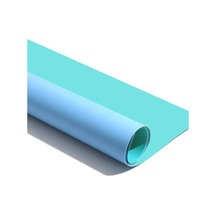 Gdx Stüdyo PVC  Fon Perde, Silinebilir, Kırışmaz (Mavi) 120x200Cm