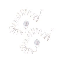 Agoodshop Led Dize Işık 6ft 20 Ledler Mini Pille Çalışan Dize Işık Sıcak Beyaz 1 Adet Polisilikon 2v