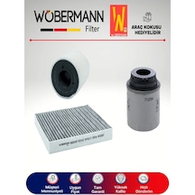 Wöbermann Skoda Rapid 1.2 TSI Filtre Bakım Seti 2012-2018 CBZ 3'lü Karbonlu Wöbermann Skoda Rapid 1.2 TSI Filtre Bakım Seti 2012-2018 CBZ 3'lü Karbonlu