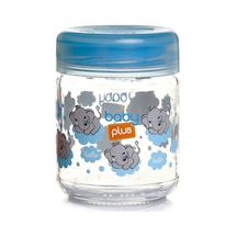 Baby Plus Cam Mama Kavanozu Mavi 200 Ml