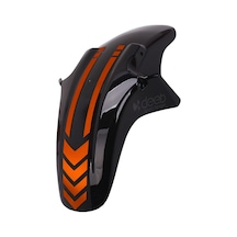 Motosiklet Çamurluk Sticker Turuncu Reklektif Model X - 2 ADET