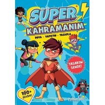 Süper Kahramanım Boya-yapıştır-tasarla - Qhdh-874539