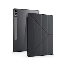 Newface Samsung Samsung Uyumlu Galaxy X610 Tab S9 Fe Plus 12.4 Kılıf Kalemlikli Mars Tablet Kılıfı - Siyah