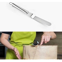 Ganzhoushop Spatulası Spatula Sones Pişirme Pişirme Paslanmaz Çelik Krem Kek Kazıyıcı Çelik Çan Bıçağı Mutfak Araçları Fd Diğer