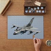 Taarruz Uçağı - Tornado Ids/ecr Tasarımı 240 Parça Ahşap Puzzle Ahşap Kutuda Mpy10064
