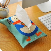 Panda-sevimli Karikatür Hayvan Mendil Kutusu Oturma Odası, Yatak Odası, Araba İçin Çevre Dostu Kumaş Ev Ve Araba Kullanımı İçin İdeal