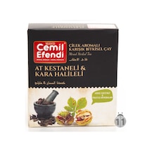 Cemil Efendi At Kestaneli Karahalile Karışık Bitki Çayı 60'lı Süzen Poşet