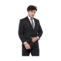 4 Drop Kaşe Füme Gri Erkek Ceket - Wessi Füme