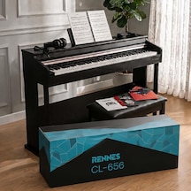 Rennes Cl-656bk Hammer Action 88 Tuş Dijital Piyano Profesyonel Siyah