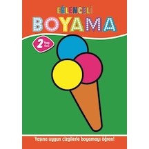 Eğlenceli Boyama - 2 Yaş Üstü 4'lü Pastel Boya Hediyeli- Parıltı Yayınları