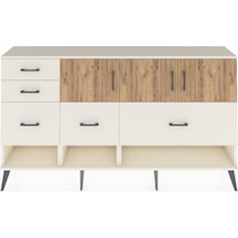 Arges Konsol 3 Raflı 5 Çekmeceli 3 Kapaklı 176x30x99 Aytaşı-çam/aytaşı Atlas Çam/aytası - Aytası