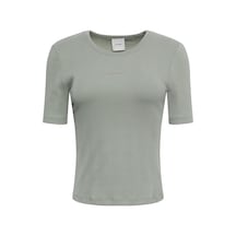 Calvin Klein Hs Varıgated Rıb Nan, Pez Yeşil Kadın T-shirt