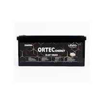 Ortec 25.6v 100ah Lfp Lityum Akü 2560wh Akıllı Bms Bluetooth Destekli Solar Akü