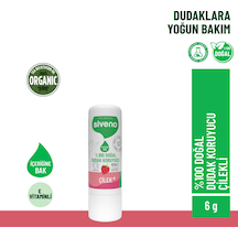 Siveno %100 Doğal Dudak Koruyucu Çilek Bitkisel Lip Balm Dudak Kremi Nemlendirici Parlatıcı Onarıcı 6 G