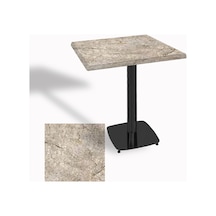 Tokyo Kare Masa Esb 60x60 Cm - Werzalit, Wermodin Ve Allzalit Tabla - Scala Marble Çok Renkli