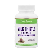 Paradise Herbs, Milk Thistle Extract, 60 Vegetarian Capsules 250 Mg Per Capsule