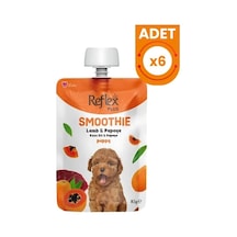 Reflex Plus Smoothie Kuzu Etli Ve Papayalı Sıvı Yavru Köpek Ödül Maması 6 Adet 85 Gr