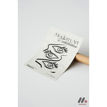 Modern Art Exhibition Yüz Poster, Çerçevesiz Yüksek Kalite Duvar Afişi - Modern Ev Dekorasyonu